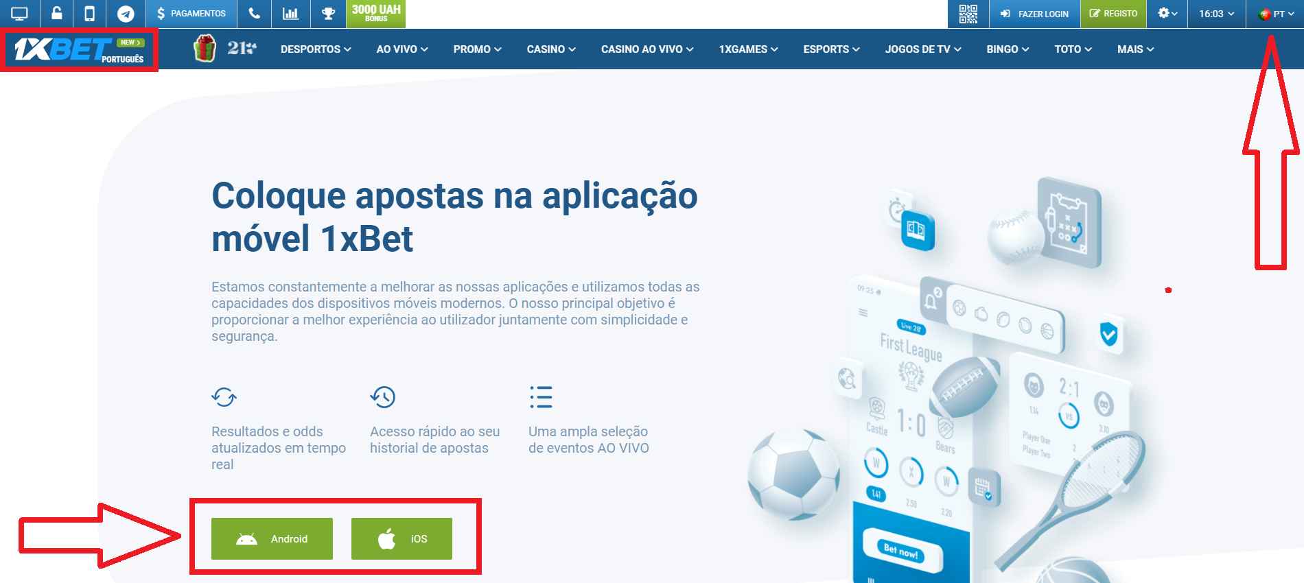 Retomando as rédeas da sorte com 1xBet app Portugal